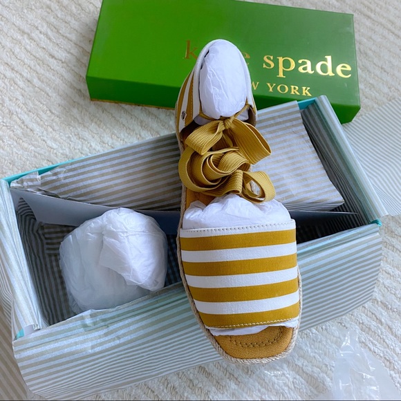 NWT Kate Spade Chandra lace up sandals - Picture 13 of 16